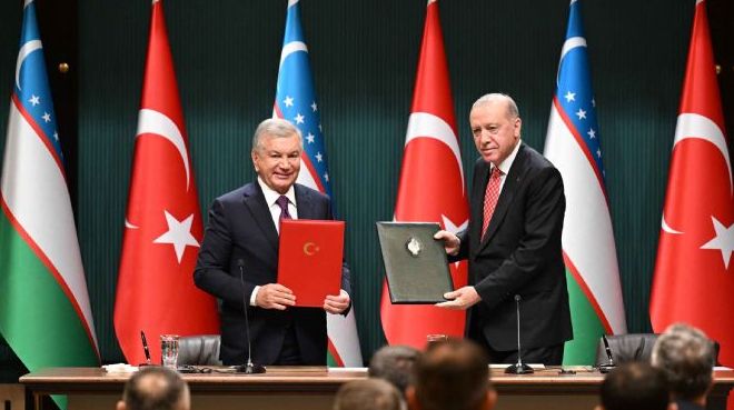 Türkiye ile Özbekistan arasında 5 anlaşma imzalandı
